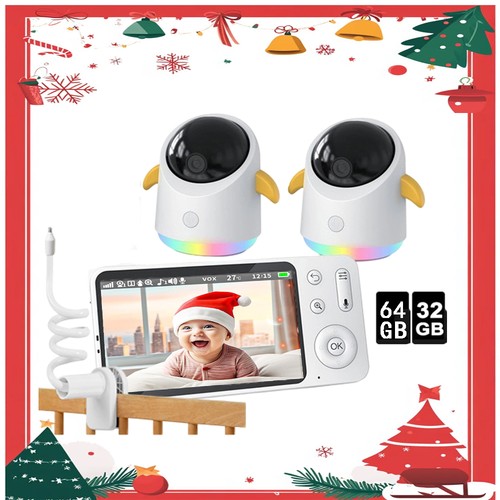 Baby monitor con - 2, telecamere