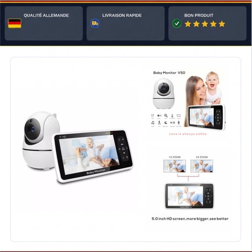 Video babyphone pollici - video, 5
