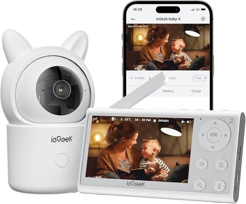Baby monitor 1080p iegeek con - baby,