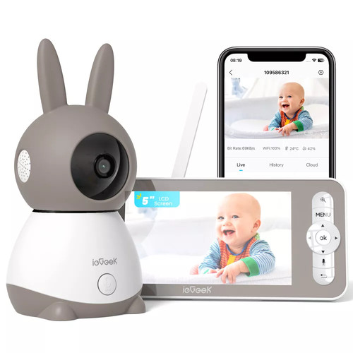 Baby monitor lcd 2k3mp iegeek - baby,