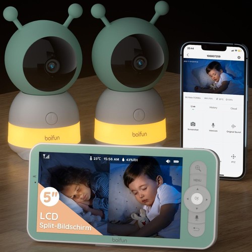 Baby monitor 2k3mp pollici - baby,